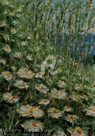 Painting titled ""Memoirs on summer"…" by Rybakow Fine Art, Original Artwork, Oil