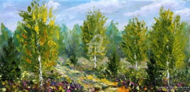 Pittura intitolato "Autumn Landscape: A…" da Rybakow Fine Art, Opera d'arte originale, Olio