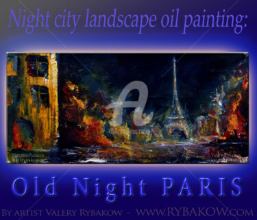 Pittura intitolato "abstract oil painti…" da Rybakow Fine Art, Opera d'arte originale