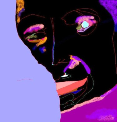 Картина под названием "Chanson singer" - Rybalko, Подлинное произведение искусства, Масло