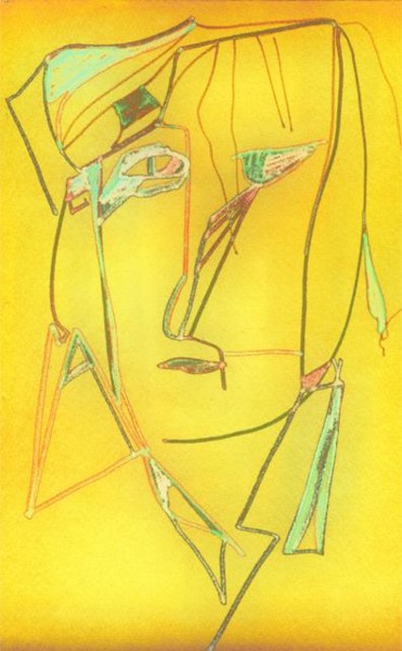 Картина под названием "Arriere-pensee" - Rybalko, Подлинное произведение искусства, Масло