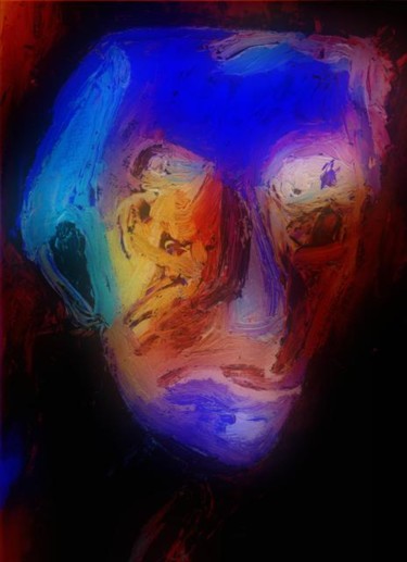 Картина под названием "Obstinately forward" - Rybalko, Подлинное произведение искусства, Масло