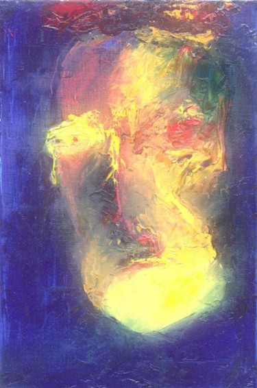 Картина под названием "Deep scepsis" - Rybalko, Подлинное произведение искусства, Масло