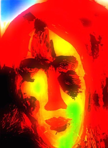 Картина под названием "Прагматичная женщина" - Rybalko, Подлинное произведение искусства