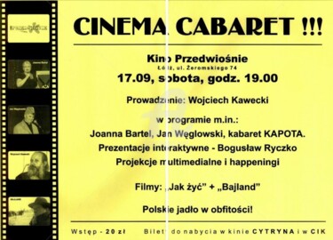 Kolaże zatytułowany „Cinema Cabaret, Łód…” autorstwa Espacio Interforma, Oryginalna praca