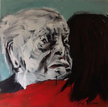 Peinture intitulée "Consolation" par Maryse Coin (Ryse Kaïa), Œuvre d'art originale, Acrylique Monté sur Châssis en bois