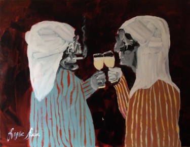 Картина под названием "Provocation" - Maryse Coin (Ryse Kaïa), Подлинное произведение искусства, Акрил
