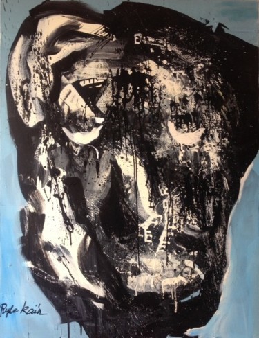 Peinture intitulée "La brute" par Maryse Coin (Ryse Kaïa), Œuvre d'art originale, Acrylique