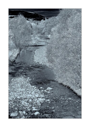 Fotografia intitolato "River to darkness" da Ryszard Stelmachowicz, Opera d'arte originale, Fotografia digitale
