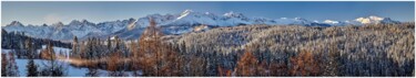 Photography titled "Widok na Tatry z Bi…" by Ryszard Stelmachowicz, Original Artwork, Non Manipulated Photography