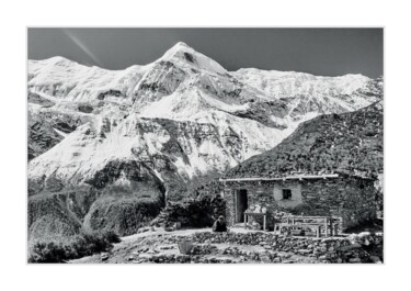 Photographie intitulée "Mountain Tea House" par Ryszard Stelmachowicz, Œuvre d'art originale, Photographie numérique