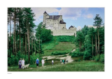 Fotografia intitulada "Na spacer do zamku" por Ryszard Stelmachowicz, Obras de arte originais, Fotografia digital