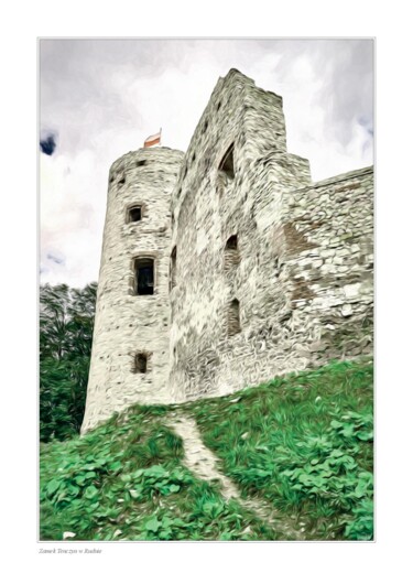 Fotografía titulada "Ku ruinom wieży" por Ryszard Stelmachowicz, Obra de arte original, Fotografía digital