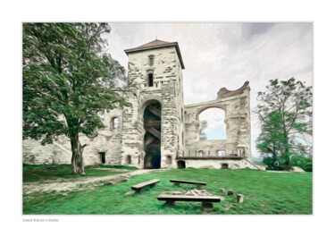 Photographie intitulée "Wśród ruin" par Ryszard Stelmachowicz, Œuvre d'art originale, Photographie numérique