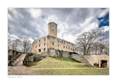 Photographie intitulée "Ruiny w remoncie" par Ryszard Stelmachowicz, Œuvre d'art originale, Photographie numérique