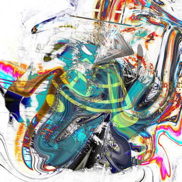 Arte digital titulada "hombre-mojado-por-c…" por Decolorado, Obra de arte original, Pintura Digital