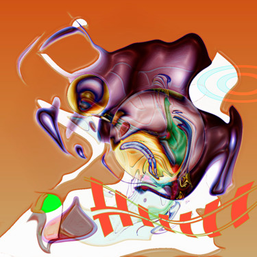 Digital Arts titled "glotón del trabajo.…" by Decolorado, Original Artwork, Digital Painting