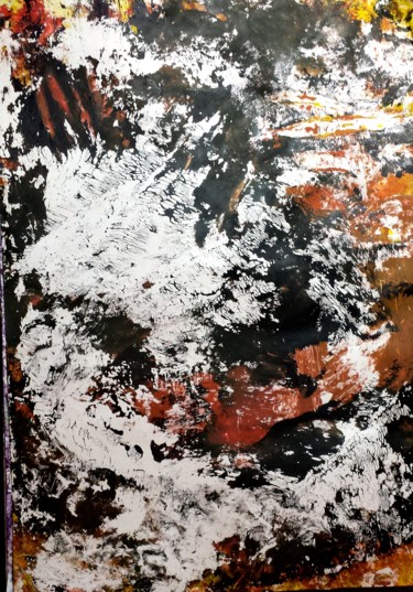 Pintura titulada "pyroclastic-flow-an…" por Decolorado, Obra de arte original, Otro