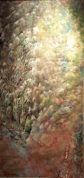 Pintura titulada "maples-in-the-mist-…" por Decolorado, Obra de arte original, Otro