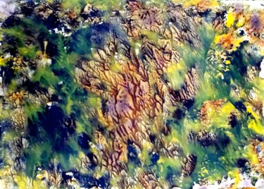 Pintura titulada "Cenote.jpg" por Decolorado, Obra de arte original, Otro