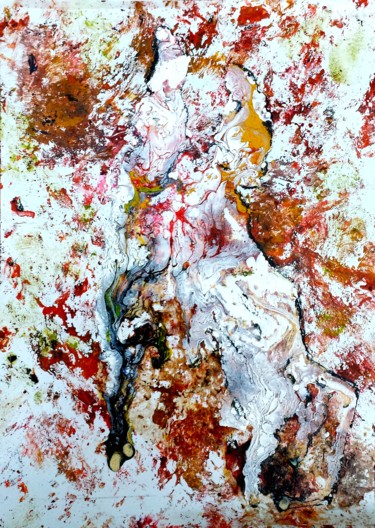 Painting titled "Fight satyrs - luch…" by Decolorado, Original Artwork, Acrylic