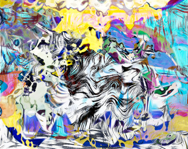 Arte digital titulada "Snow ZONE.jpg" por Decolorado, Obra de arte original, Pintura Digital