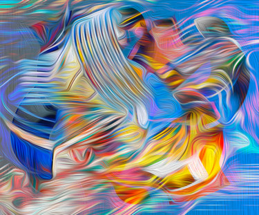 Arte digital titulada "the KISS.jpg" por Decolorado, Obra de arte original, Pintura Digital
