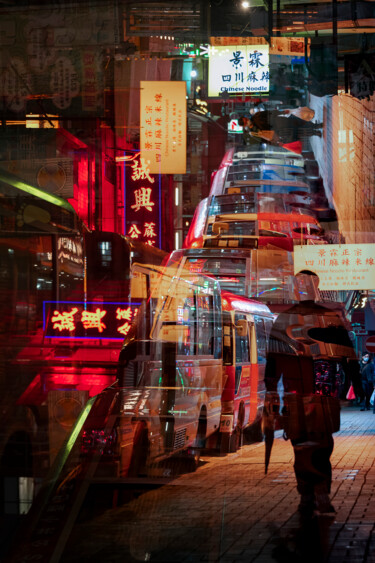 Фотография под названием "Mongkok nights#2" - Sergio Capuzzimati, Подлинное произведение искусства, Цифровая фотография