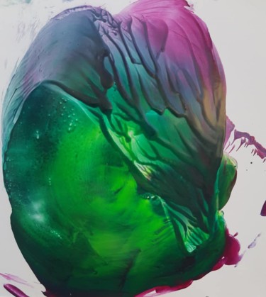 Peinture contemporaine florale Peinture intitulée "Peinture contempora…" par Sophie Duchaine, Œuvre d'art originale, Cire