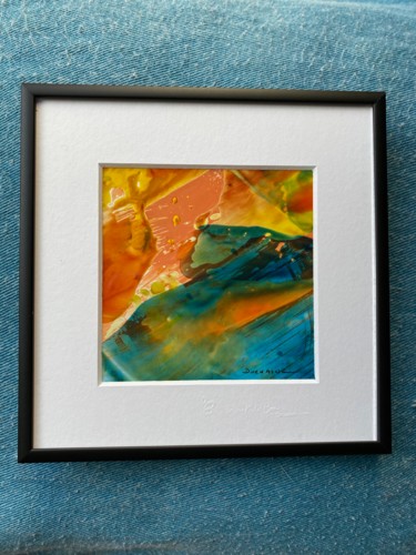 Картина под названием ""Mer & Terre"" - Sophie Duchaine, Подлинное произведение искусства, Энкаустический