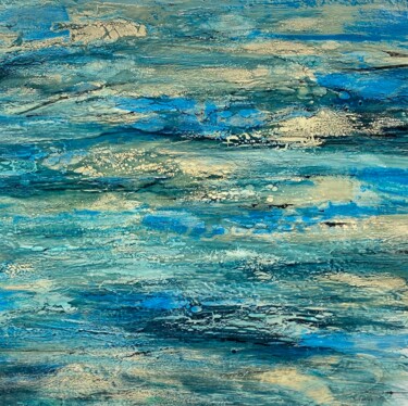 Картина под названием "RDV maritime" - Sophie Duchaine, Подлинное произведение искусства, Энкаустический
