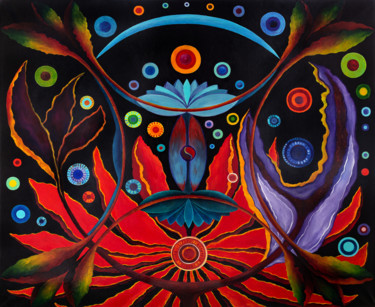 My universe Schilderij getiteld "My universe" door Svetlana Lebedeva, Origineel Kunstwerk, Olie