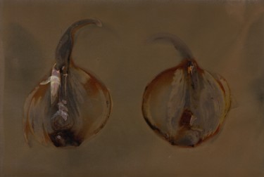 Fotografie getiteld "Lumen #79 - oignon" door Sébastien Verdière, Origineel Kunstwerk, Film fotografie
