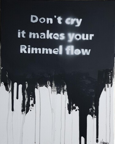 Peinture intitulée "Don't cry" par Sebastien Vernier, Œuvre d'art originale, Acrylique