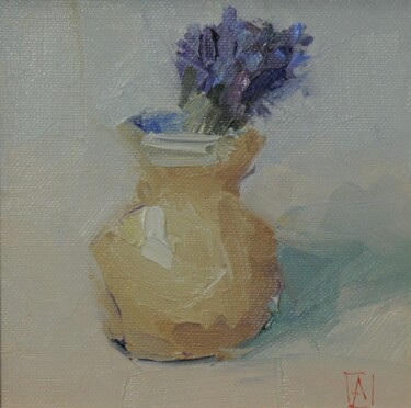 Painting titled "Lavender" by Saash, Original Artwork, Oil