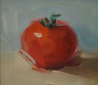 Peinture intitulée "Tomato" par Saash, Œuvre d'art originale, Huile