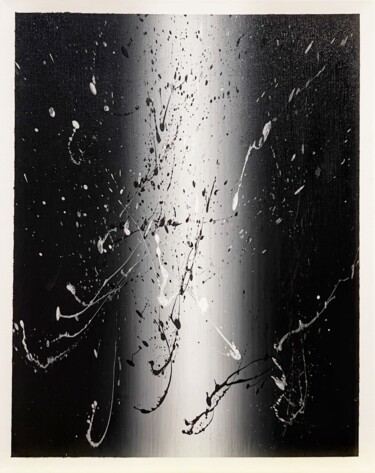 Peinture intitulée "White Darkness" par Sab Wisniewsky, Œuvre d'art originale, Acrylique