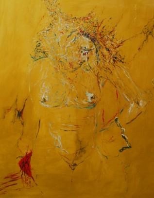 Painting titled "Aire" by Alfonso Sabariego, Original Artwork, Oil