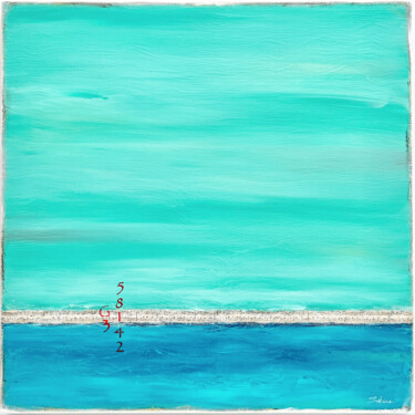 Pintura titulada "Ocean Views" por Sabina D'Antonio, Obra de arte original, Acrílico Montado en Bastidor de camilla de madera
