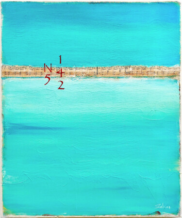 Картина под названием "Exhale" - Sabina D'Antonio, Подлинное произведение искусства, Акрил Установлен на Деревянная рама для…