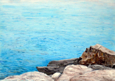 Painting titled "Little Bay Park in…" by Sabina Faynberg, Original Artwork, Acrylic