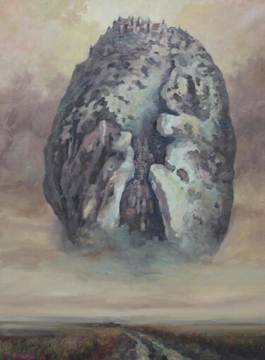 Painting titled "Nasz świat olej płó…" by Sabina Salamon Konieczny, Original Artwork, Oil