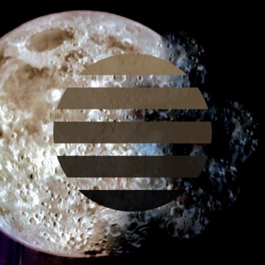Arts numériques intitulée "Moon palette" par Sabina Vannucci Rockwell, Œuvre d'art originale, Photographie manipulée