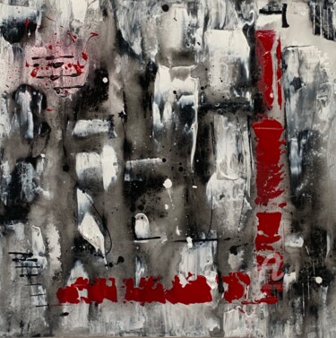 Malerei mit dem Titel "Blutsbande..." von Sabè, Original-Kunstwerk, Acryl
