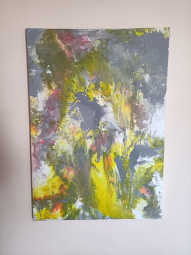 Schilderij getiteld "Acryl in Farben" door Sabine Lindstädt, Origineel Kunstwerk, Acryl