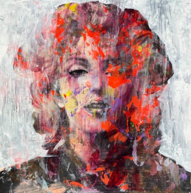 Peinture intitulée "Marilyn forever" par Sabine Rusch, Œuvre d'art originale, Acrylique Monté sur Châssis en bois