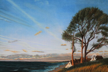 Painting titled "Am Meer" by Sabine Weigel, Original Artwork, Chalk