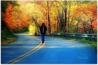 Photography titled "Road of Life" by Sabine A, Original Artwork