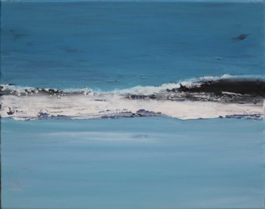 Peinture intitulée "Paysage - Mer" par Sabine Friederichs, Œuvre d'art originale, Acrylique