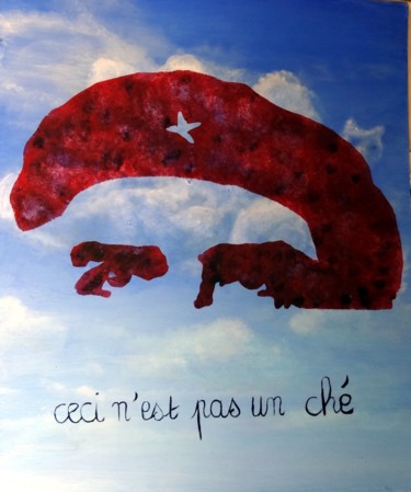 Malarstwo zatytułowany „Ché avec réminiscen…” autorstwa Sab.V, Oryginalna praca, Akryl